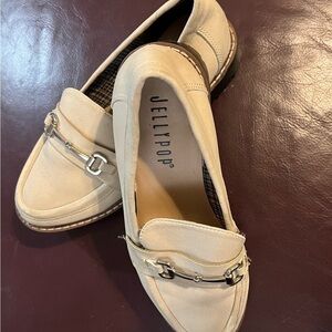 Jellypop Suede Buckle Mario Lug Loafer